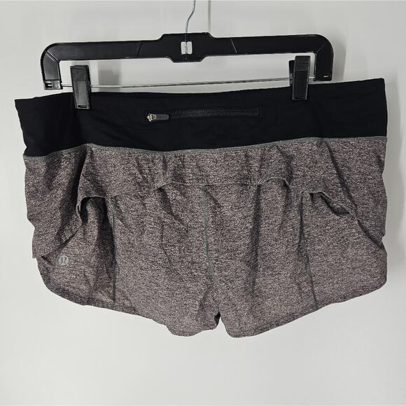 Lululemon Heather Lux Multi Black 2.5" Speed Up Short 12 - Picture 6 of 12